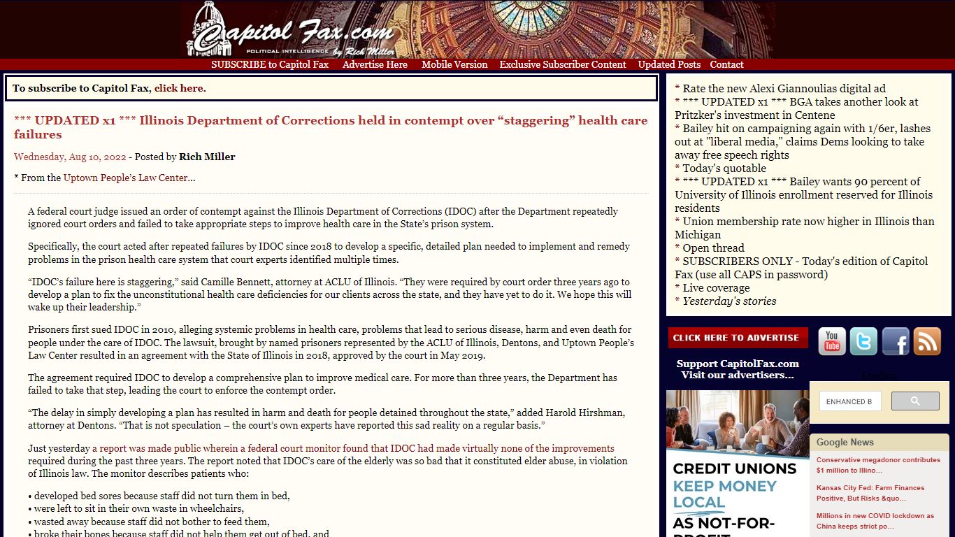 Capitol Fax.com - Your Illinois News Radar » *** UPDATED x1 ...